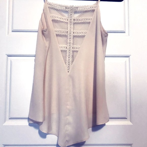 Cream coloured summer tank top - Picture 3 of 3